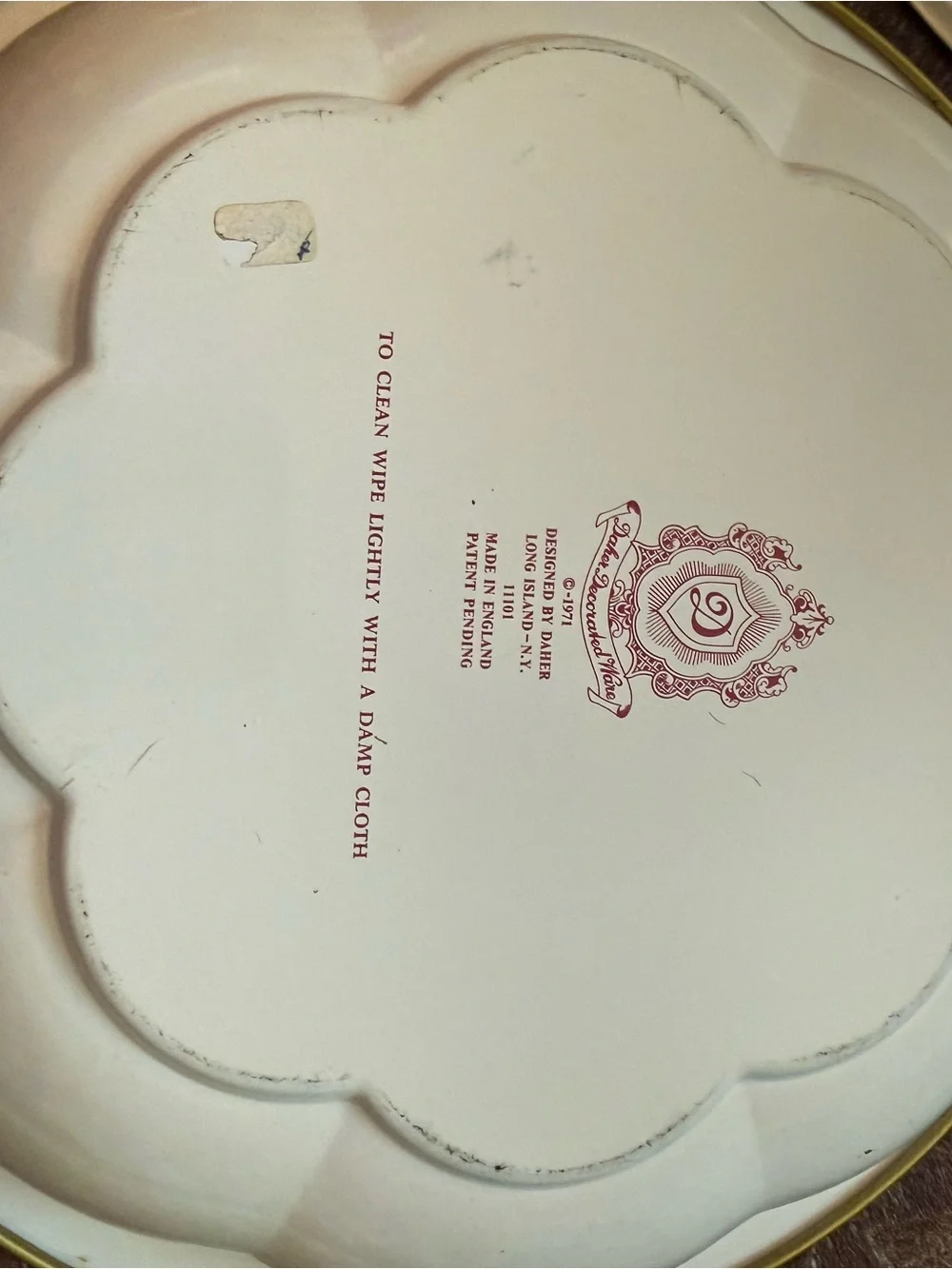 Royal Albert Floral Gold and Cream Decorative Bowl